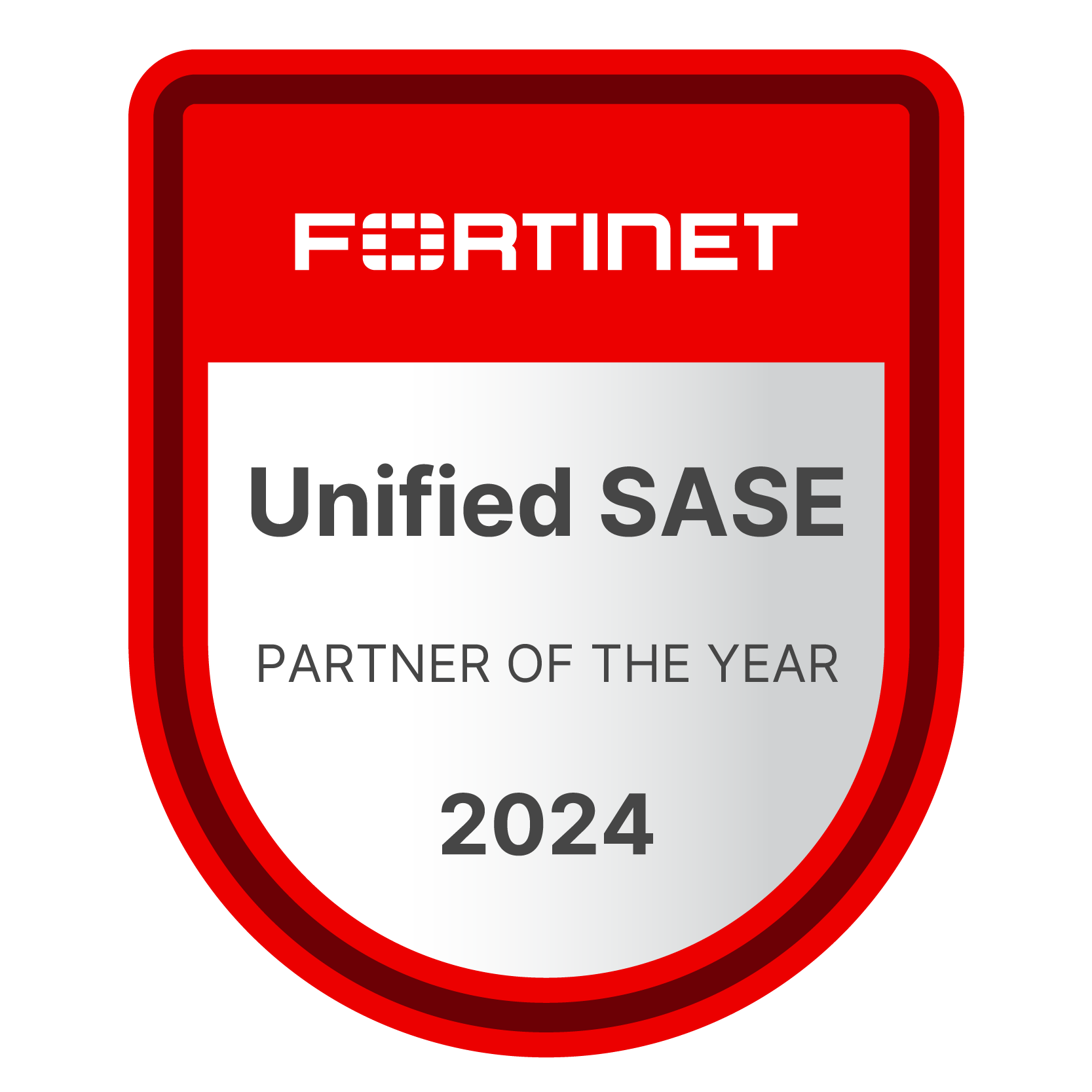 Fortinet Unified SASE Partner of the Year 2024 Badge